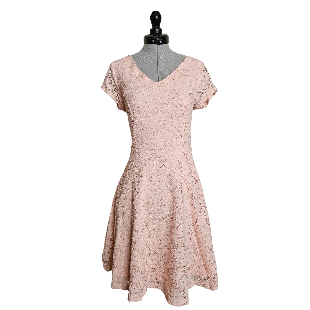 Flirty Pink A-Line Mini Dress